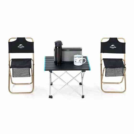 Раскладной туристический стол Naturehike NH19Z008-Z алюминий (Серый) размер L Киев