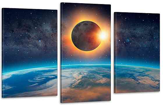 Модульная картина в гостиную / спальню   Космічний простір  Art-715_3 100x150 см Киев