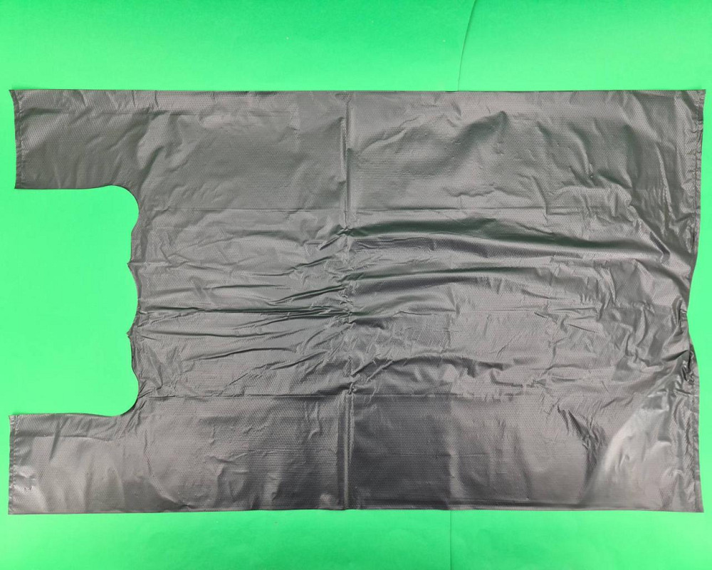 Пакет майка поліетиленова кодик Мегабайжка (54*90) чорна (50 шт.) Харків - фото 4