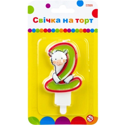 Свеча Maxi Llama "2" висотою 7,62 см (MX622068-2) Винница - изображение 1