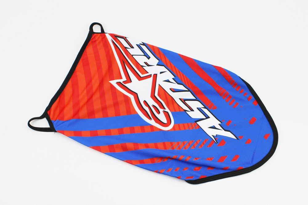 Маска обличчя пилозахисна "Alpinestars", з синім малюнком, GE-87 Київ - фото 2