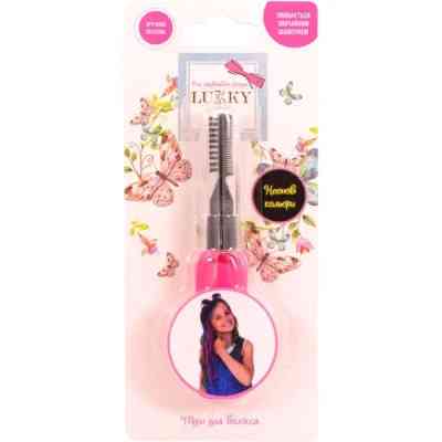 Дитяча косметика Lukky Туш для волосся неонові кольори 15 мл Рожева (T11932) Вінниця