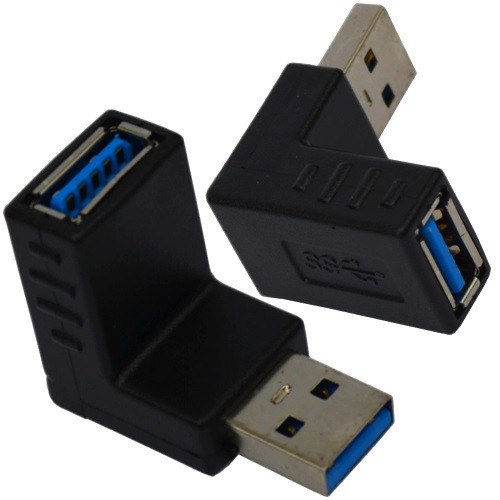 Перехідник штекер USB A - гніздо USB A, кутовий, v.3.0 Полтава - фото 1