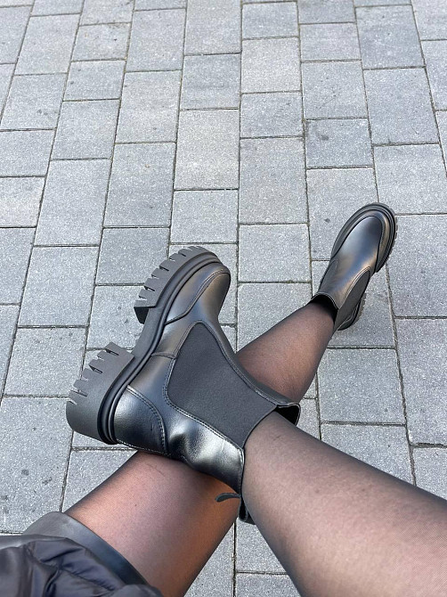 Edan Instruments Черевики жіночі EDAN 18 чорні (зима, шкіра натуральна) (5695) 36 Коломия - фото 8