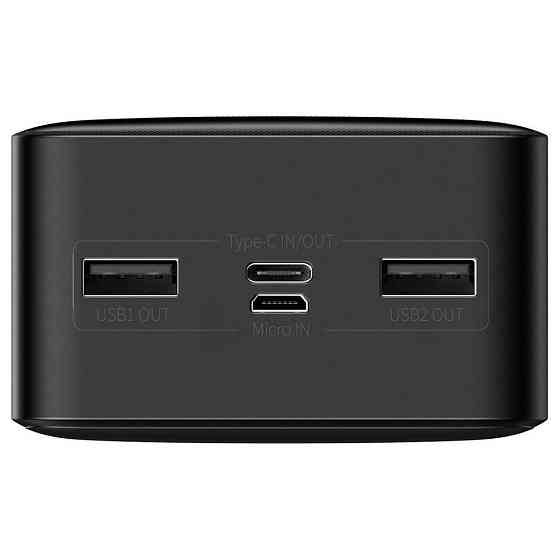 Power bank (Зовнішній акумулятор) Baseus Bipow 15 W 30 000 mAh TereML-K01 (Чорний) Миколаїв
