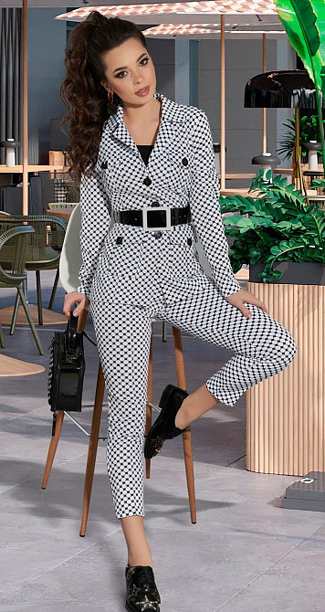 Стильний брючний костюм Київ - фото 1