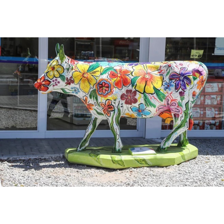 Статуетка колекційна корова Vaca Flora Квіткова корова (Size L) полірезин Київ - фото 6