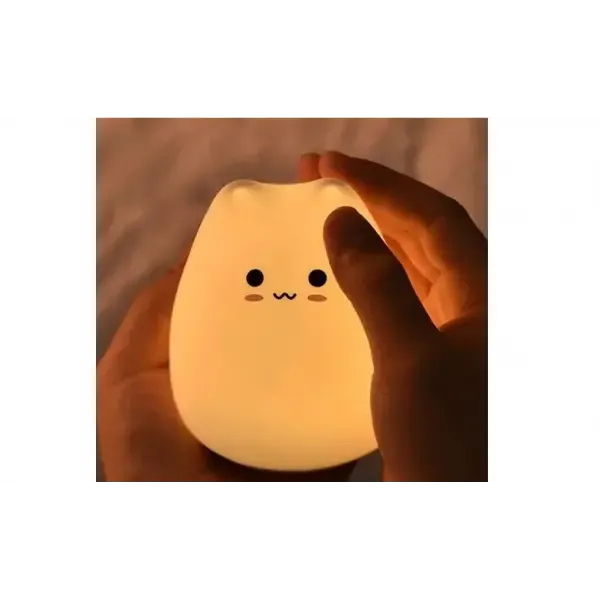 Сенсорный силиконовый Led светильник-ночник Котик Коломия - фото 4