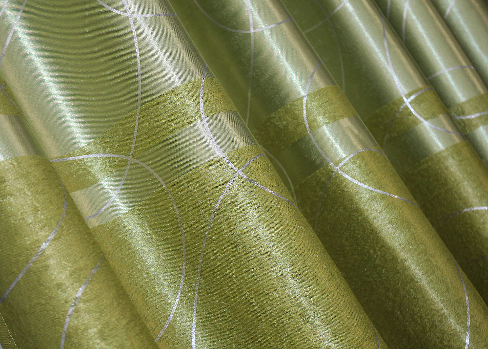 Комплект готових штор VR-Textil Софт Ліана № 462ш Оливковий 150х270 см 2 шт (30-202) Київ - фото 14