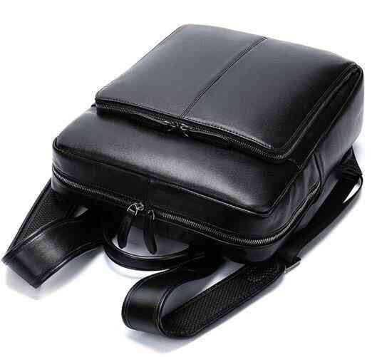 Рюкзак кожаный Черный (Vintage) Киев