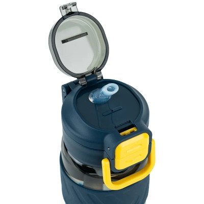 Поильник-непроливайка Kite 800 мл, сіро-жовта (K25-1234-1) Винница - изображение 4