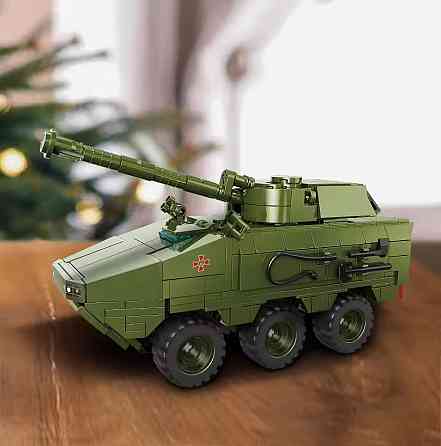 Конструктор дитячий.Ігровий військовий БТР ЗСУ "Отаман" на 342 деталі Кам'янець-Подільський