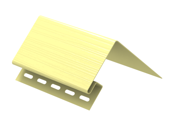 Колоконна планка під сайдинг Ю-Пласт. Кремова Дніпро