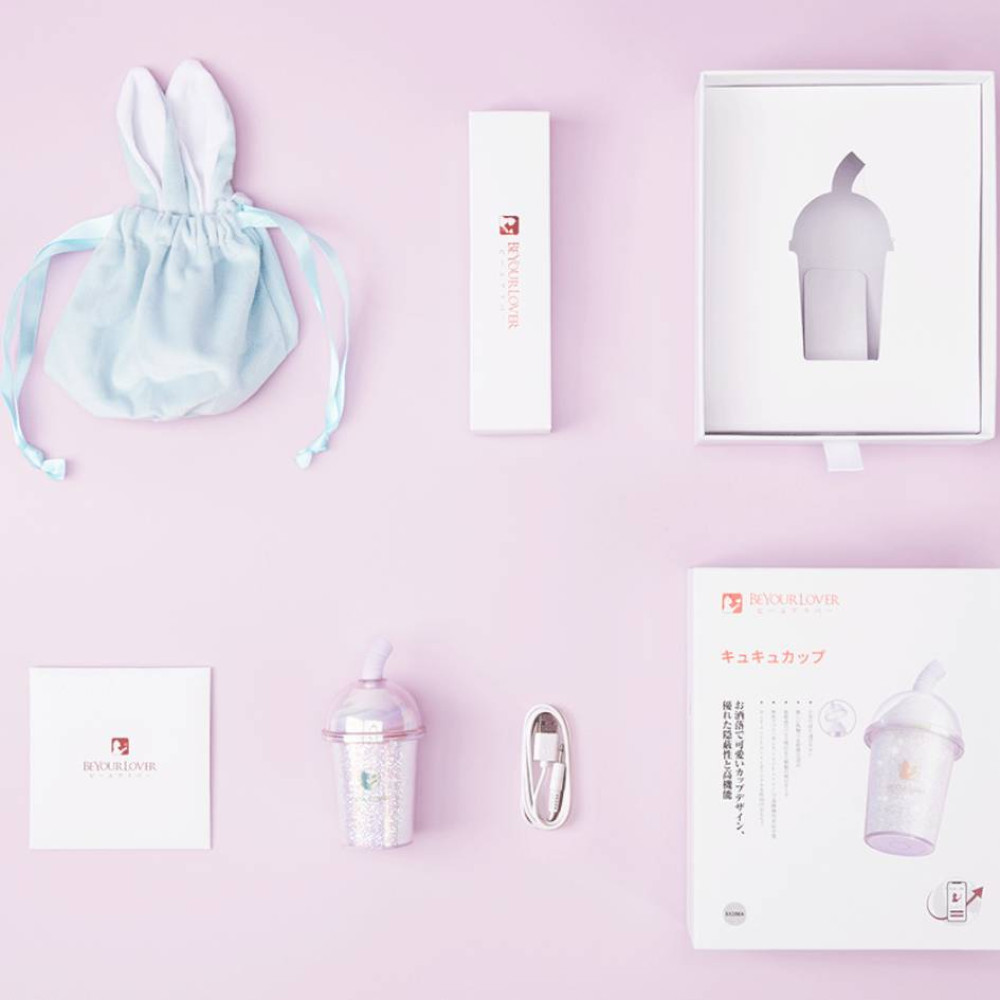 Вакуумний стимулятор у формі стаканчика з трубочкою BeYourLover Joy Cup сяючий бузковий, 9.1 см х 4.6 см Sex Aura Київ - фото 9
