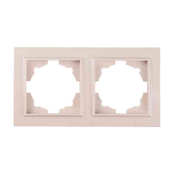 Рамка двухместная, Enzo латте Днепр