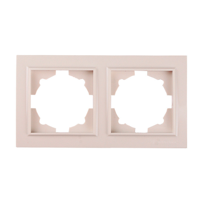 Рамка двухместная, Enzo латте Днепр - изображение 1