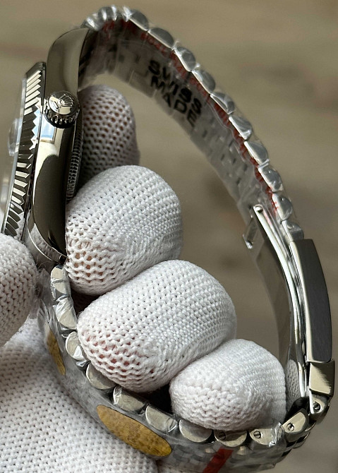 Швейцарские часы Rolex Datejust Silver-Blue. Киев - изображение 4