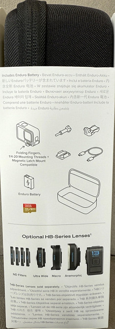 Екш- Камера GoPro HERO 13 BLACK Enduro + SD 64GB (CHDSB-131-RT) Киев - изображение 3