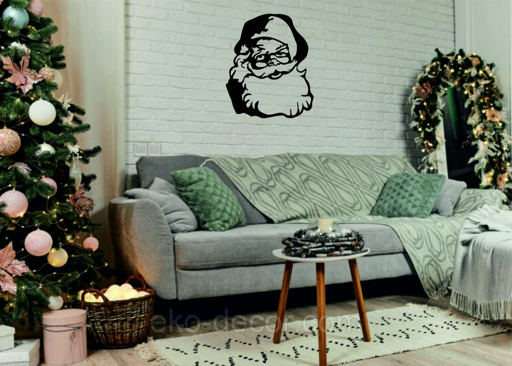 Декоративное настенное Панно «Дед Мороз», Декор на стену Киев - изображение 2