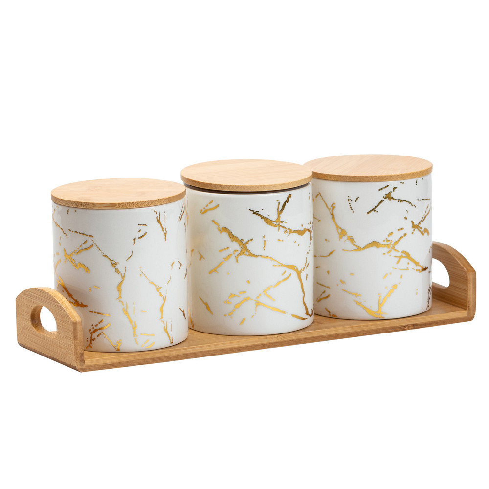 Банки для сипучих продуктів, набір із 3 шт по 650 мл HP1209 Коломия - фото 5