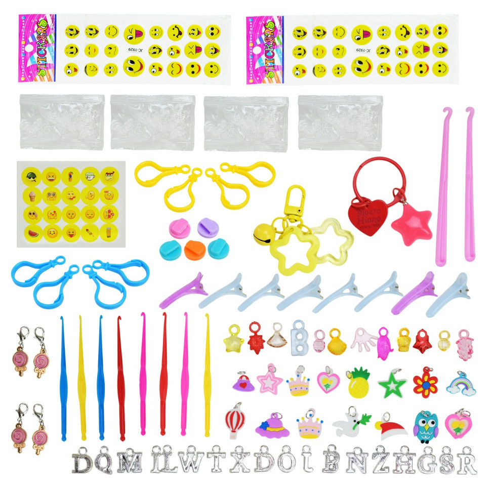 Дитячий набір для плетіння браслетів "Loom" 16202(Pink) в чемодані Вінниця - фото 3