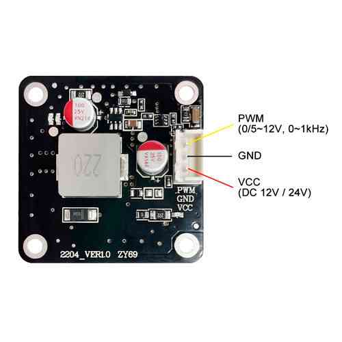 Мощный лазерный модуль LT-40W-A-Gold 40 Вт 450 нм с регулированной фокусировкой для резки и гравировки Киев