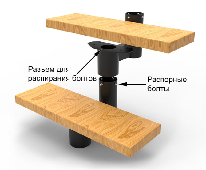 Модульная (наборная) лестница на высоту 2.5м металлическая Харьков - изображение 4