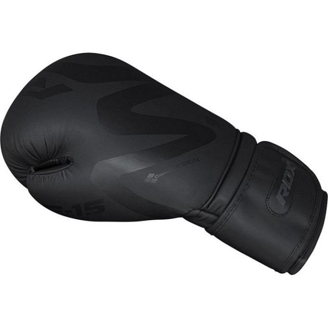 Боксерські рукавички RDX F15 Matte Black 12 ун. Каменское - изображение 3