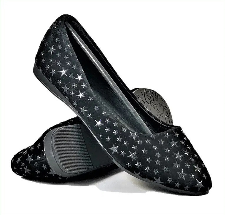 Женские Балетки Черные Мокасины Туфли Замшевые (размеры: 36) - J2 Днепр - изображение 1