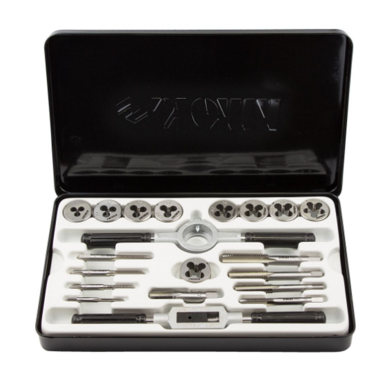 Набор плашек и метчиков 20пр + металл кейс SIGMA Житомир - изображение 1