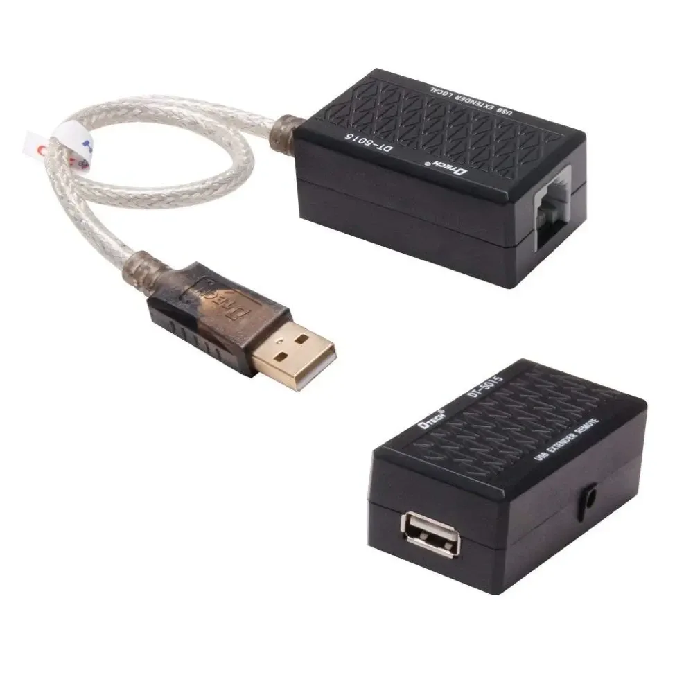 Подовжувач USB 2.0 60m Dtech DT-5015 (74-00062) Київ - фото 1