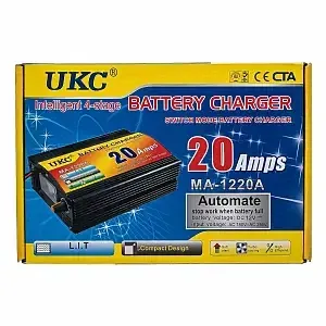 Зарядний пристрій для автомобільного акумулятора UKC Battery Charger 12V 20A (MA-1220A) з регулюванням струму Одеса