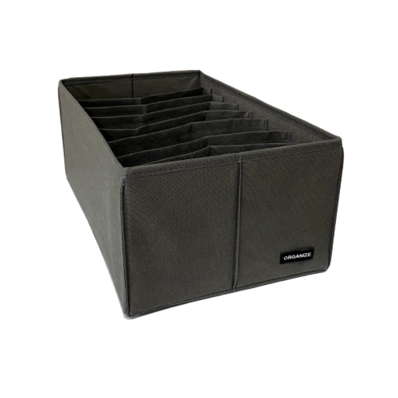 Ящик для хранения на восемь отделений 50х25х16 см HY-50-grey (Серый) Сумы - изображение 2