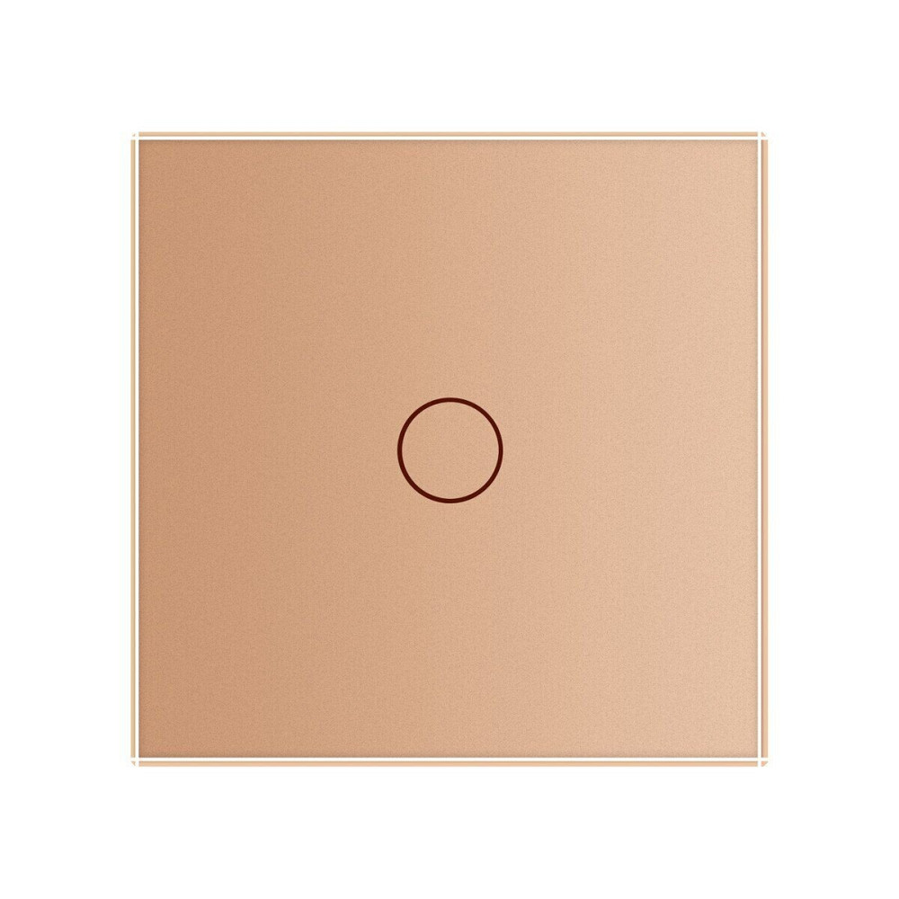 Сенсорний вимикач таймер Вимикач з реле часу Livolo золото скло (VL-C7FC1T-2GAP) Коломыя - изображение 5