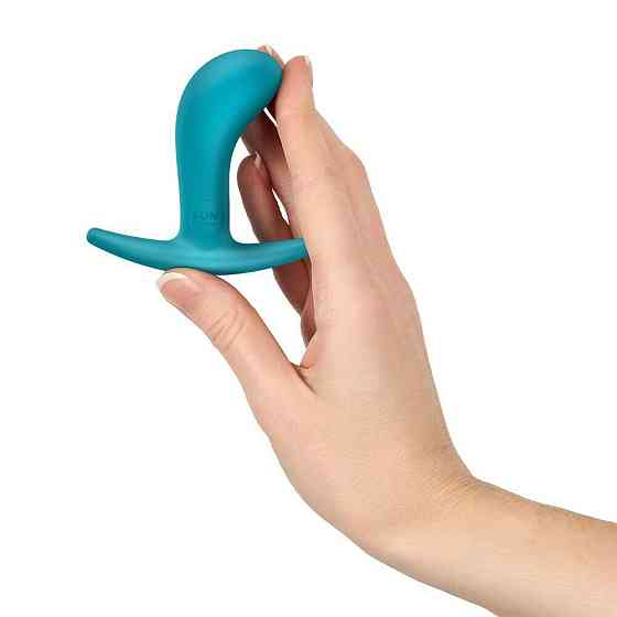 Анальна пробка Fun Factory BOOTIE S Aquamarine, діаметр 2,8 см, тонкий обмежувач Sex Aura Київ
