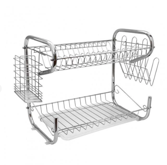 Двухъярусная сушилка для посуды 26х43 см  Edenberg EB-2108 Одесса - изображение 4