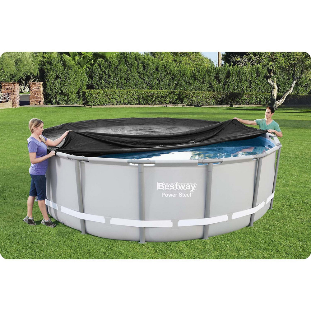 Накриття для каркасного басейну Bestway 58249 488 см Київ - фото 6