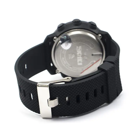 Чоловічий спортивний годинник Skmei 1427 з компасом та барометром Чорний Вінниця