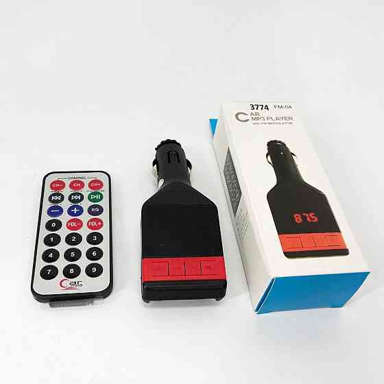 Автомобільний адаптер для заряджання телефону Fm-04, Мпз плеєр в машину, FM модулятор в FK-306 прикурювач авто Київ