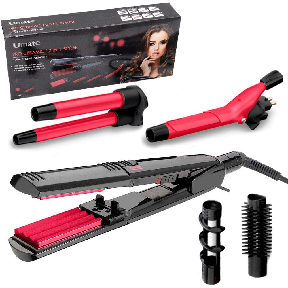 Мультистайлер для укладання волосся 12в1,Umate Pro Ceramic SBR Київ - фото 1