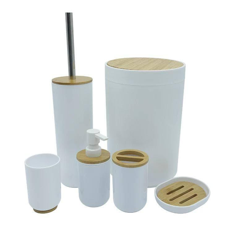 Набор аксессуаров Bathlux для ванной люкс качества, 6 предметов Белый Каменец-Подольский - изображение 2