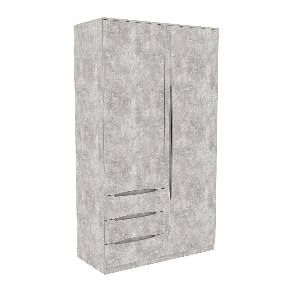 Шкаф Дельта 1, Бетон, 1200х550х2100 Львов - изображение 1