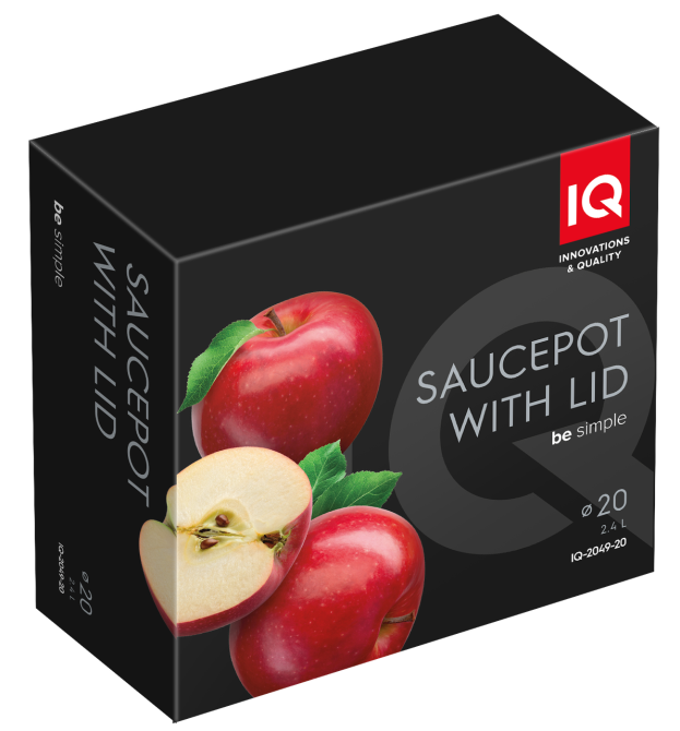 Каструля IQ Be Simple (2.4 л) 20 см (6996310) Київ - фото 6