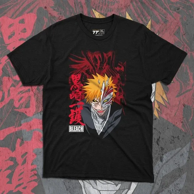 Футболка чоловіча з  принтом Блич Ичиго Куросаки 4 Розмір 48 Дніпро - фото 1