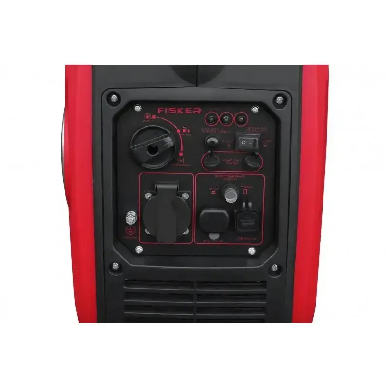 Генератор інверторний Fisker FKGG2500I — 2.5 кВт бензогенератор інверторного типу, мідна обмотка Львів - фото 2