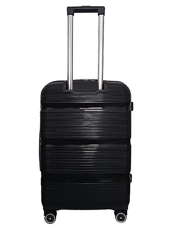 Валіза поліпропіленова Milano Bag 0307 середня 65 см чорна Київ - фото 3