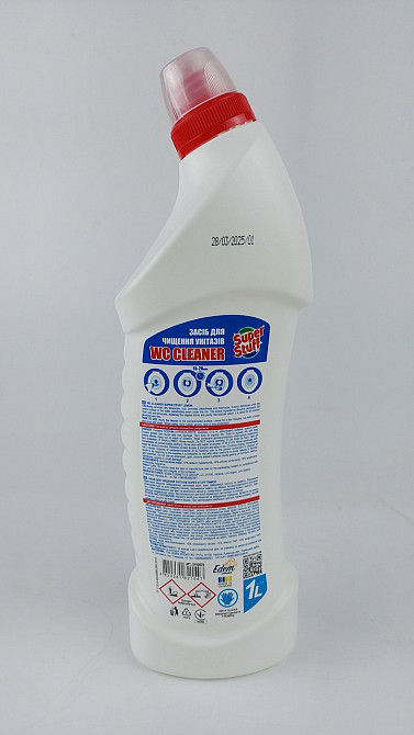 Гель для чищення унітазів SUPER STUFF 1000 мл, лимон (1 шт.) Харків - фото 2