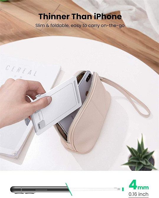 Настільна підставка для телефону UGreen складна телефонна док-станція (Біла) Николаев - изображение 3