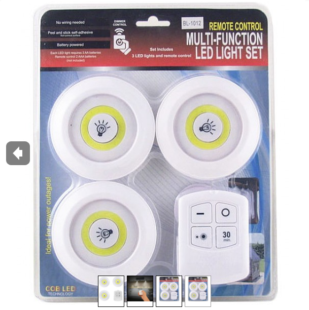 Ліхтар для кемпінгу BL-1012, LED, пульт, три лампи, два режими яскравості, 7477, 4926 Дніпро - фото 3