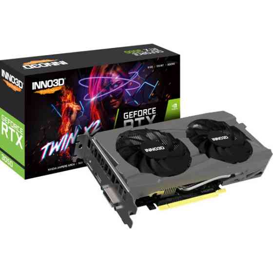 GeForce RTX3050 Inno3D Twin X2 V2, 8GB GDDR6 128bit PCI-E 4.0 Київ
